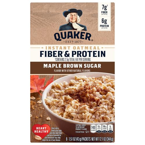 12 Piece Instant Oatmeal Maple & Brown Sugar 12.1 oz R295168