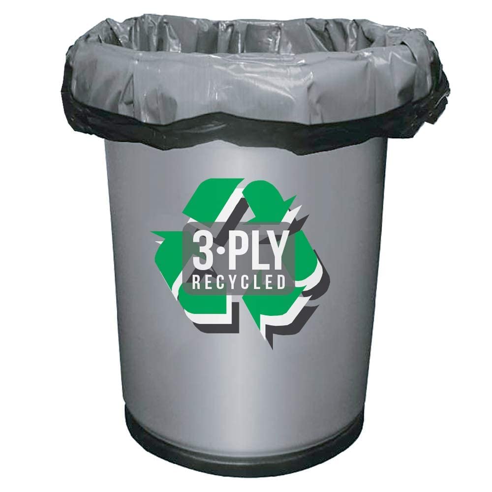 Black 40-45 Gal Trash Bags, 1.5 MIL, 100 Pk C94460