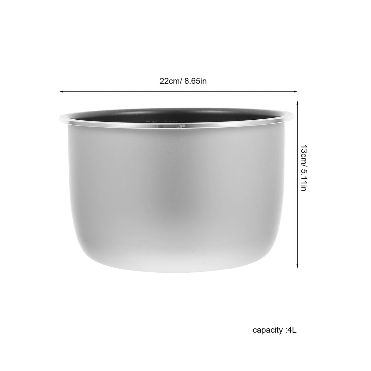 Stainless Steel Nonstick Electric Pressure Cooker Inner Pot 2L E4443