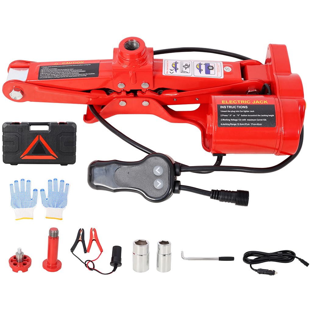 3 Ton Electric Scissor Jack Kit with Carry Case N33506