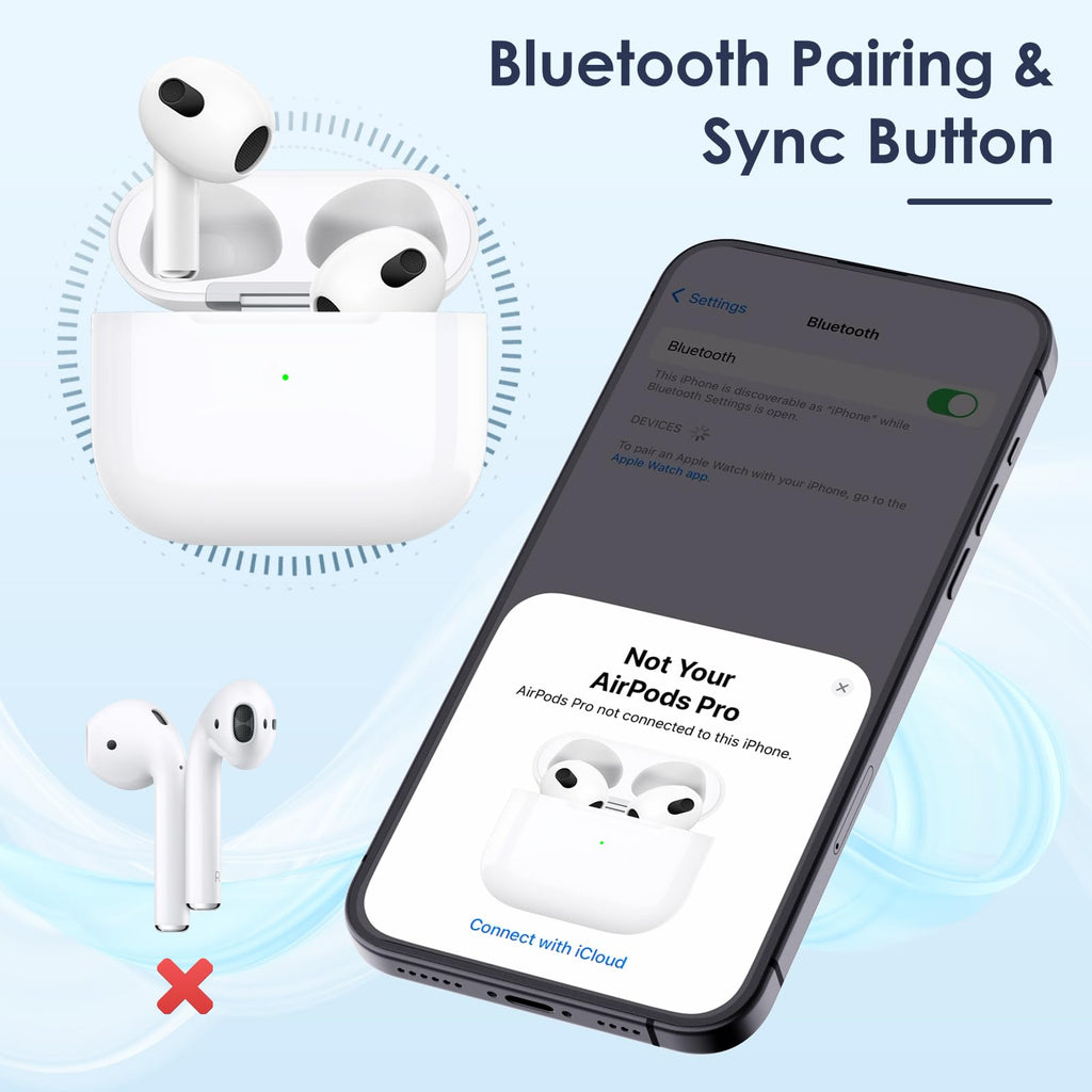 Wireless Charging Case Replacement for AirPods 3rd Generation X2701