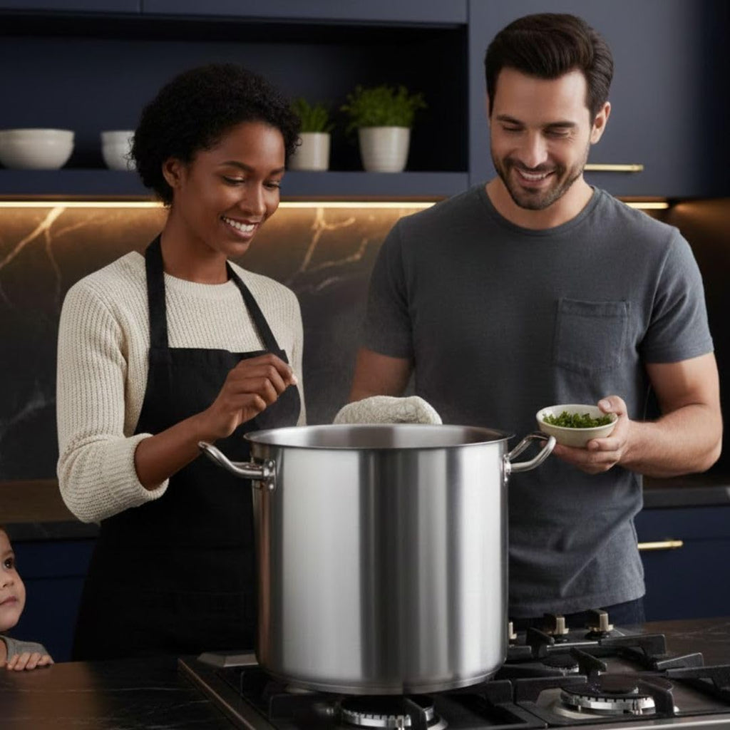 40 qt. Stainless Steel Stock Pot with Lid C789