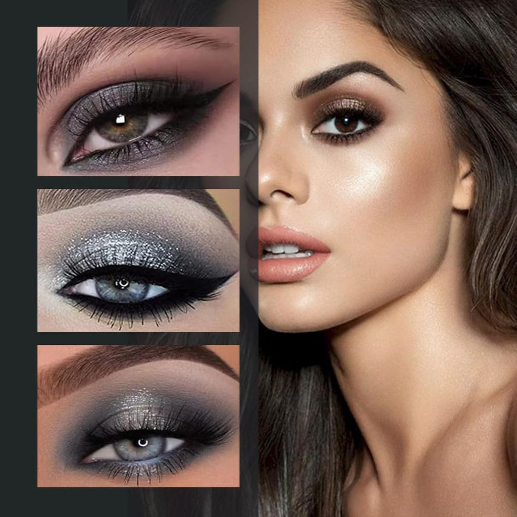 Black Grey Smokey Eyeshadow Palette X469