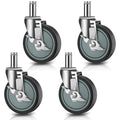 4 inches Casters for Wire Shelving Racks, Set of 4 T837