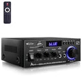 400W 2 Channel Bluetooth 5.0 Stereo Audio Amplifier V196