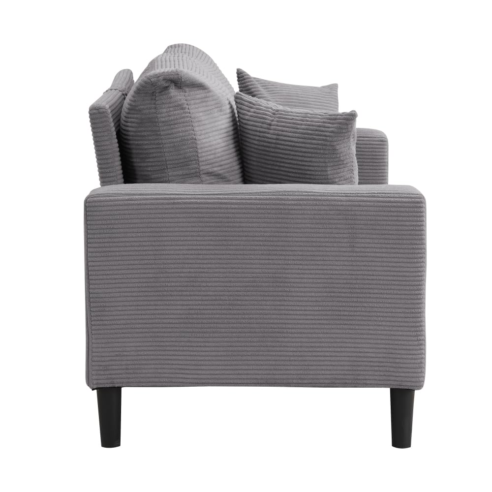 Light Gray 2 Seat Upholstered Sofa K862