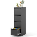 4 Drawer Metal File Cabinet with Lock C143