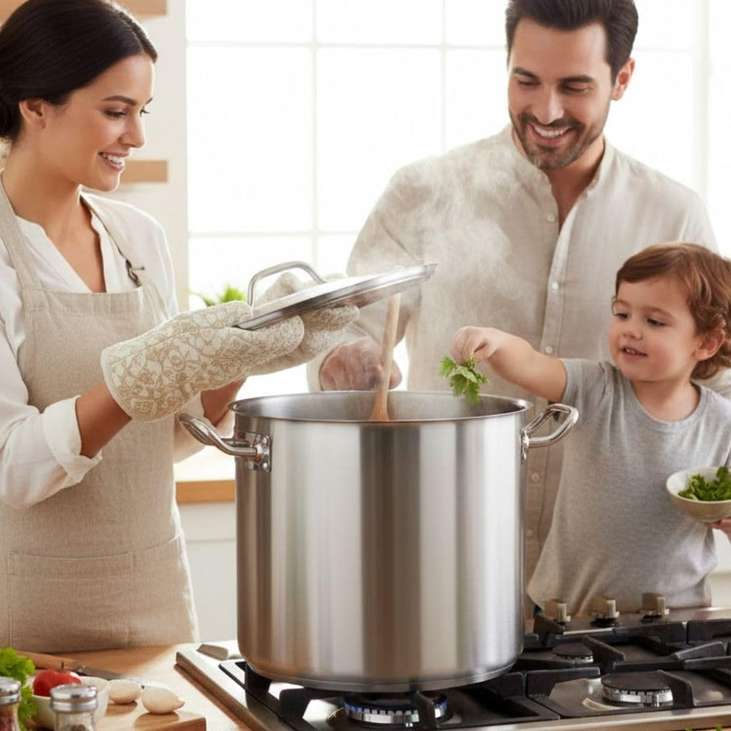40 qt. Stainless Steel Stock Pot with Lid C789