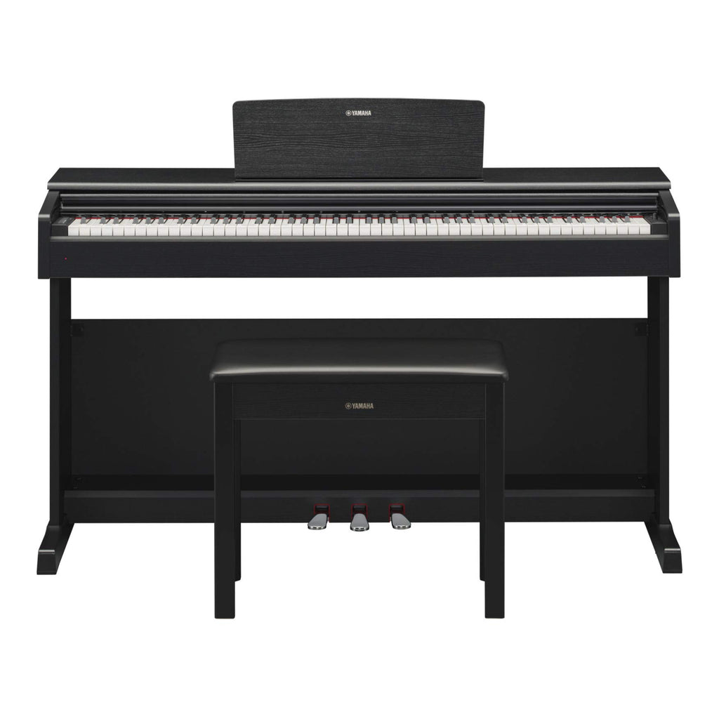 Black Digital Console Piano with Bench P279235