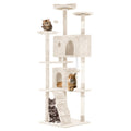 70 Inches Multi-Level Cat Tree with Scratching Posts Q896895
