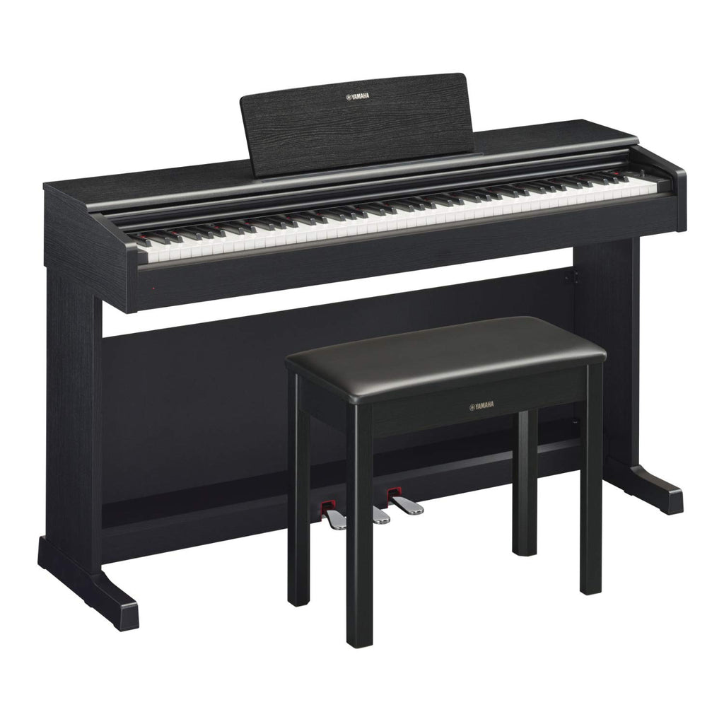 Black Digital Console Piano with Bench P279235