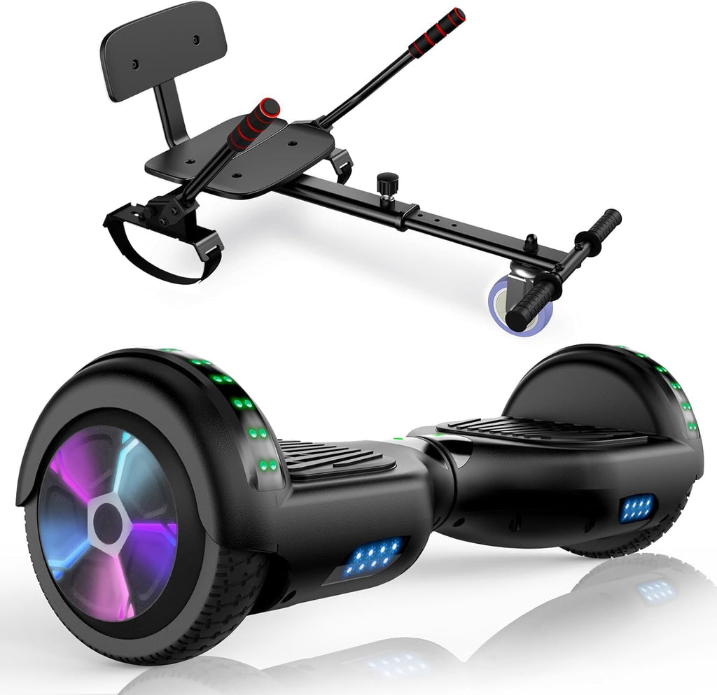 CBD Scooter with LED Lights, 6.5" Wheels, Dual 300W Motor O540516