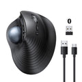 Wireless Trackball Mouse, Bluetooth & 2.4G, Thumb Control G16053