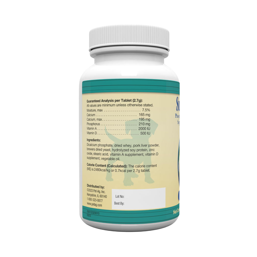 100 Chewable Tablets with Calcium, Phosphorus, and Vitamins A & D Q809