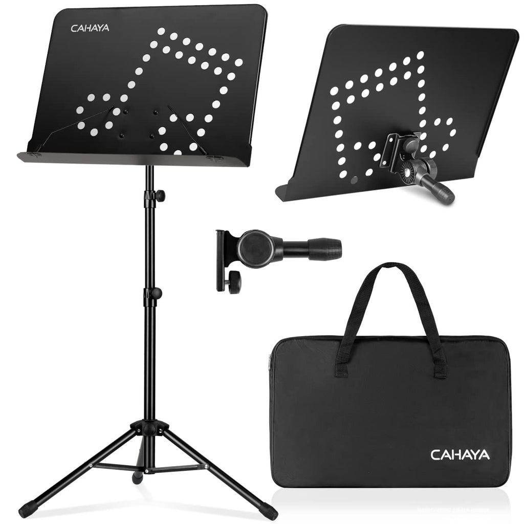 Adjustable Metal Sheet Music Stand with Carry Bag X677