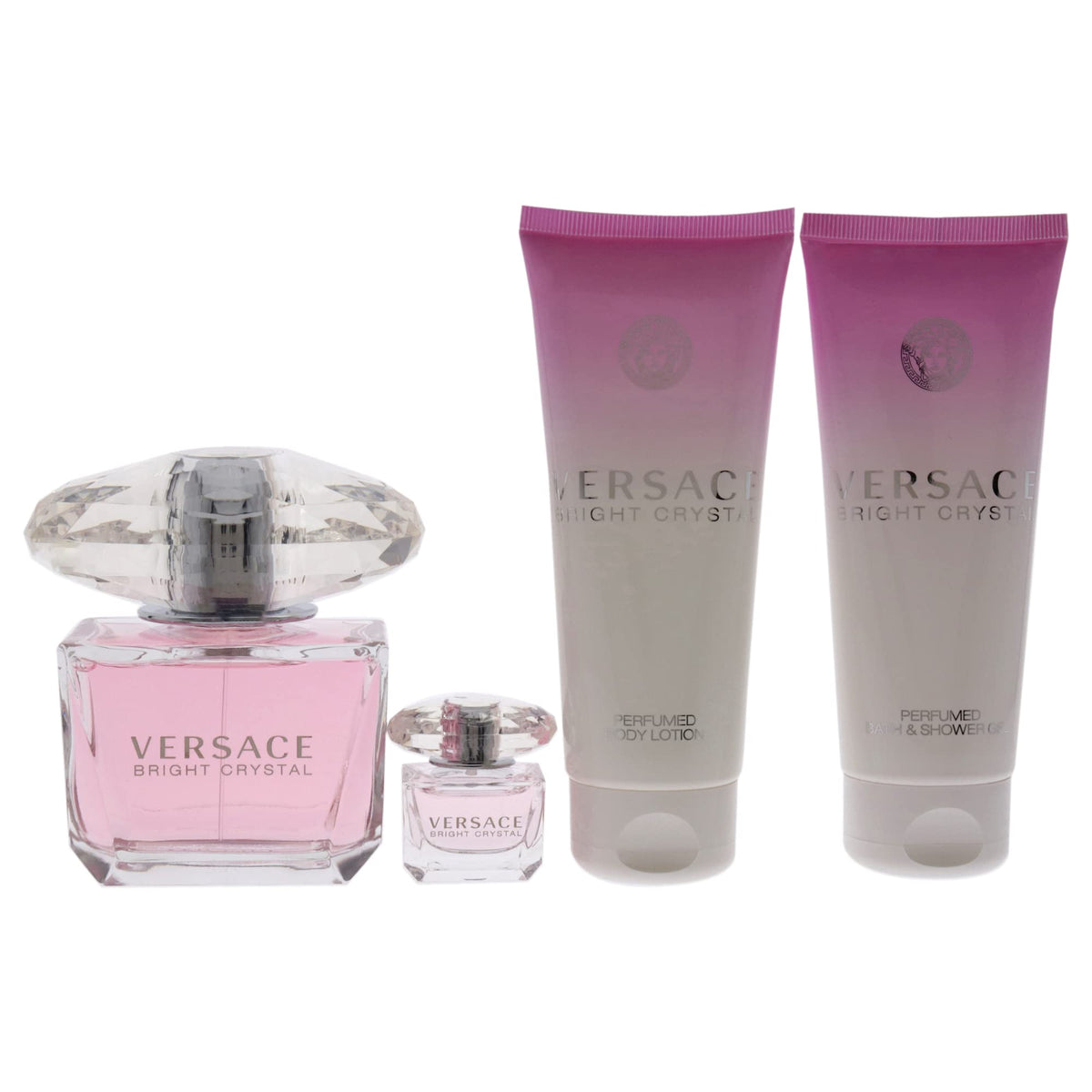 3 oz EDT Spray 3.4 oz Body Lotion Bath and Shower Gel 4 Pc Gift Set E352