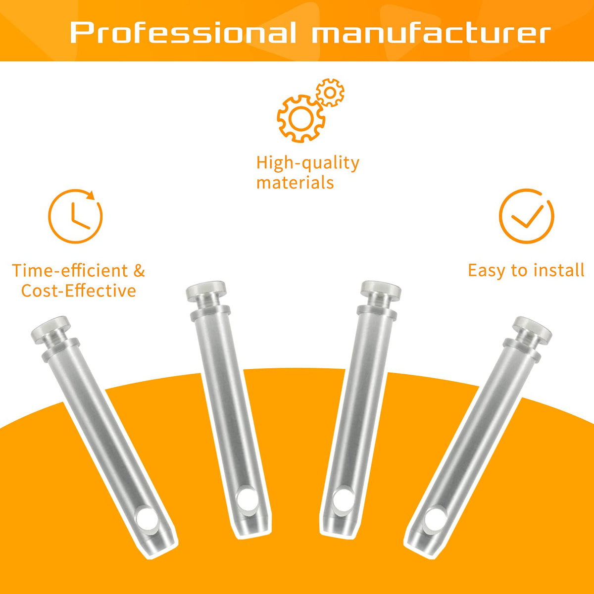 4 Pack 3/4 in Top Link Pin Y9027