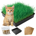 Cat Grass Growing Kit with Organic Seed and Jute Grow Mats O834077
