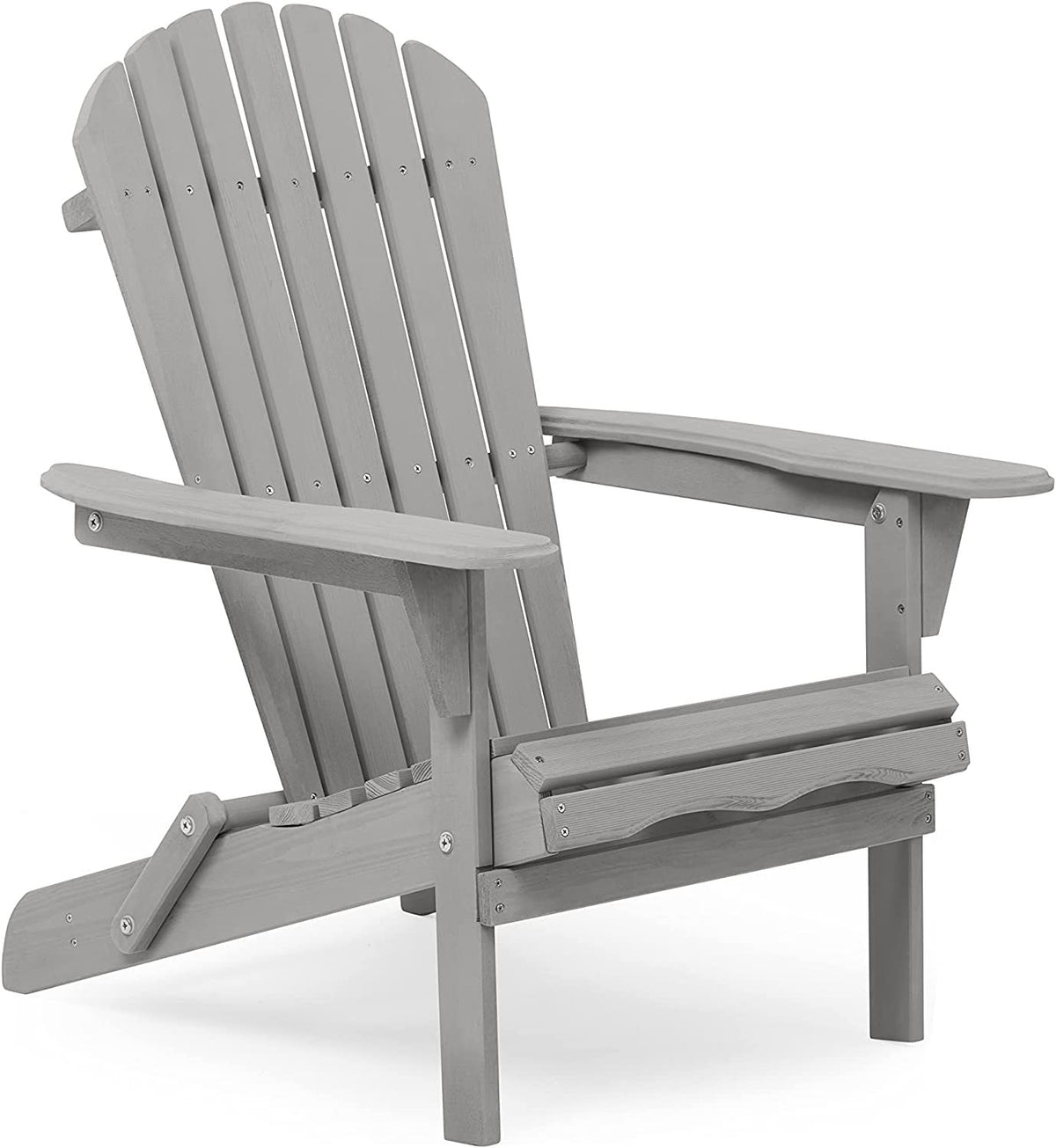 Wooden Folding Adirondack Chair Set of 2 Solid Cedar R892955