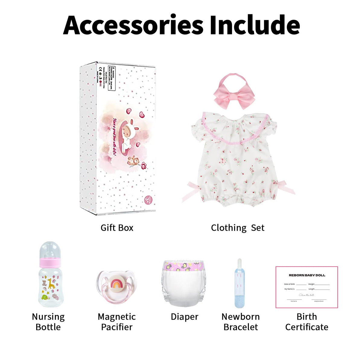 20 inch Realistic Newborn Baby Dolls D201805