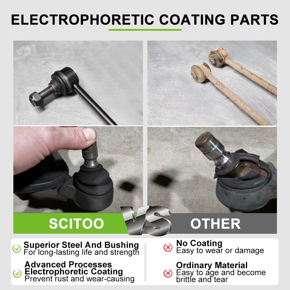 12pcs Front Suspension Kit Lower Control Arm Ball Joint Tie Rod End Sway Bar End Link S84906