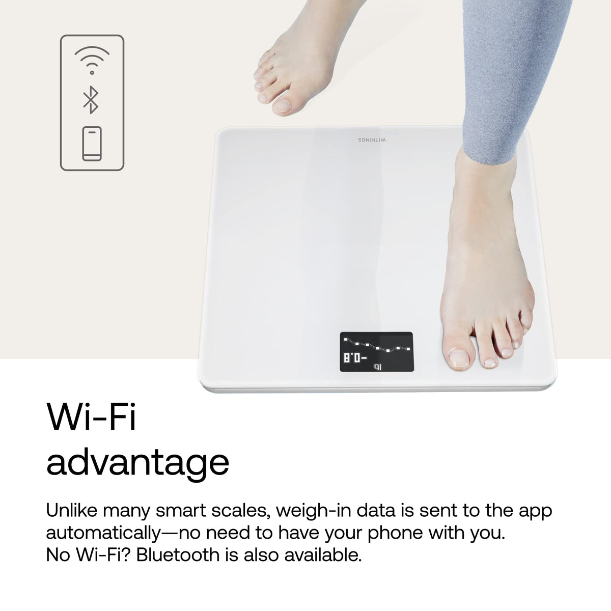 Digital Wi-Fi Smart Scale with BMI and Baby Mode O274026