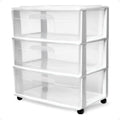 3-Tier Storage Cart with Removable Wheels D29235