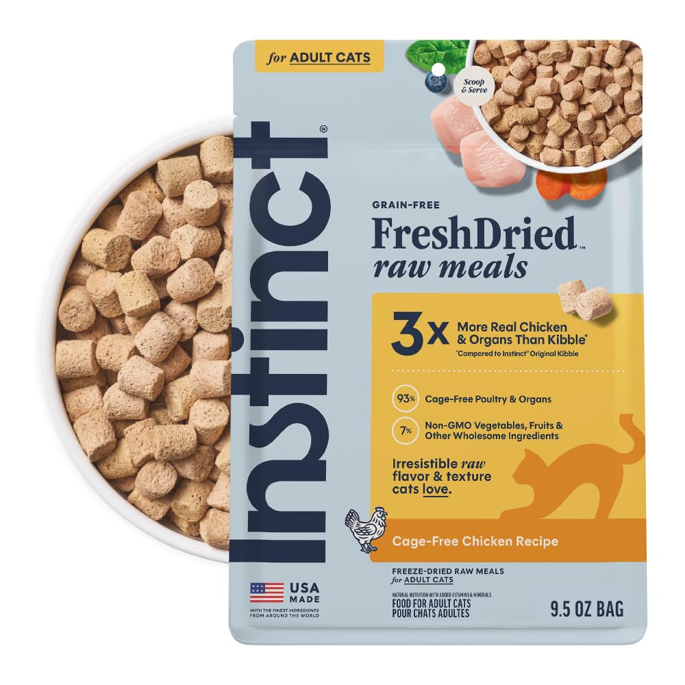 Freeze Dried Raw Chicken Cat Food 9.5 oz S8026