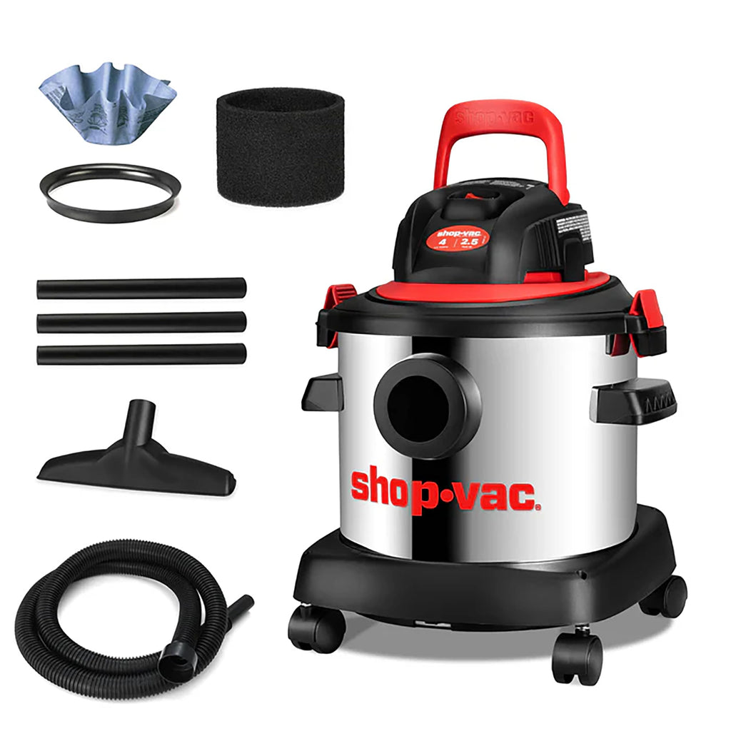 Wet/Dry Vacuum Cleaner, 4 Gallon, 2.5 Peak HP U924144