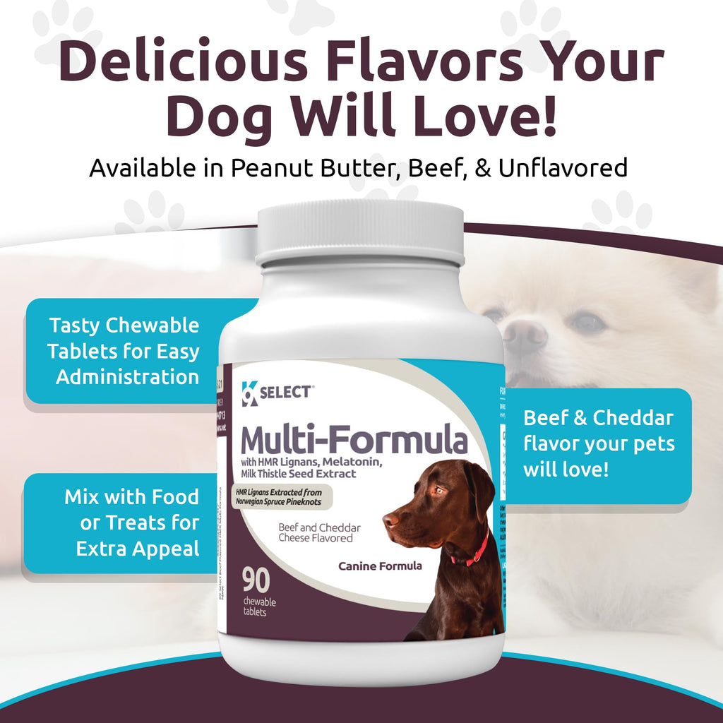 90 Tablets Beef Flavor Dog Multivitamin V877597