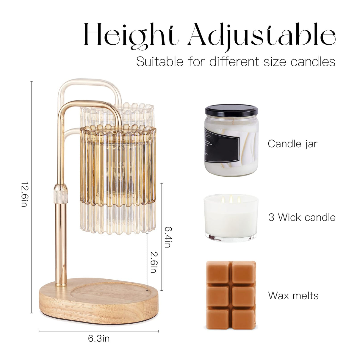 Candle Warmer Lamp with Timer Y99854