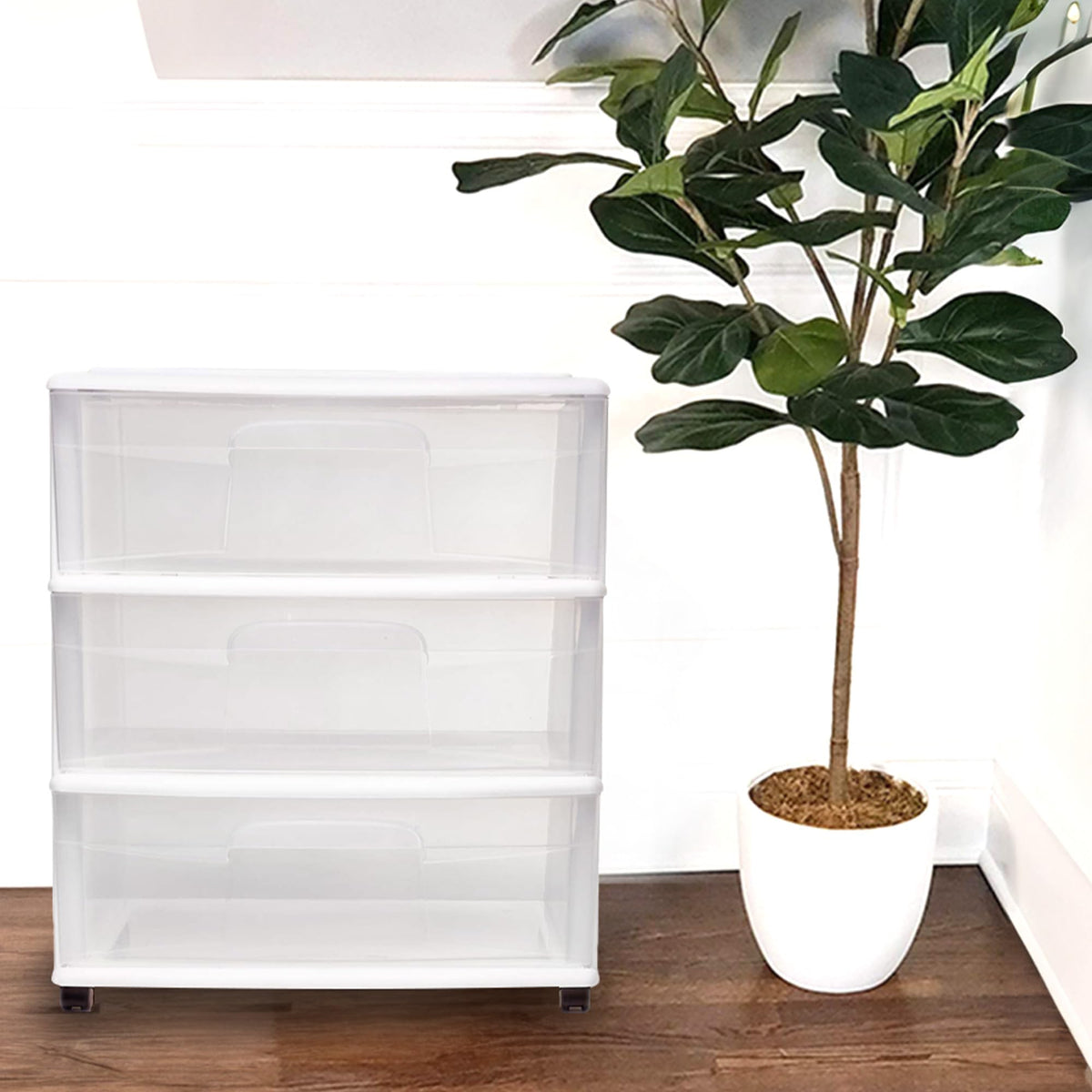 3-Tier Storage Cart with Removable Wheels D29235
