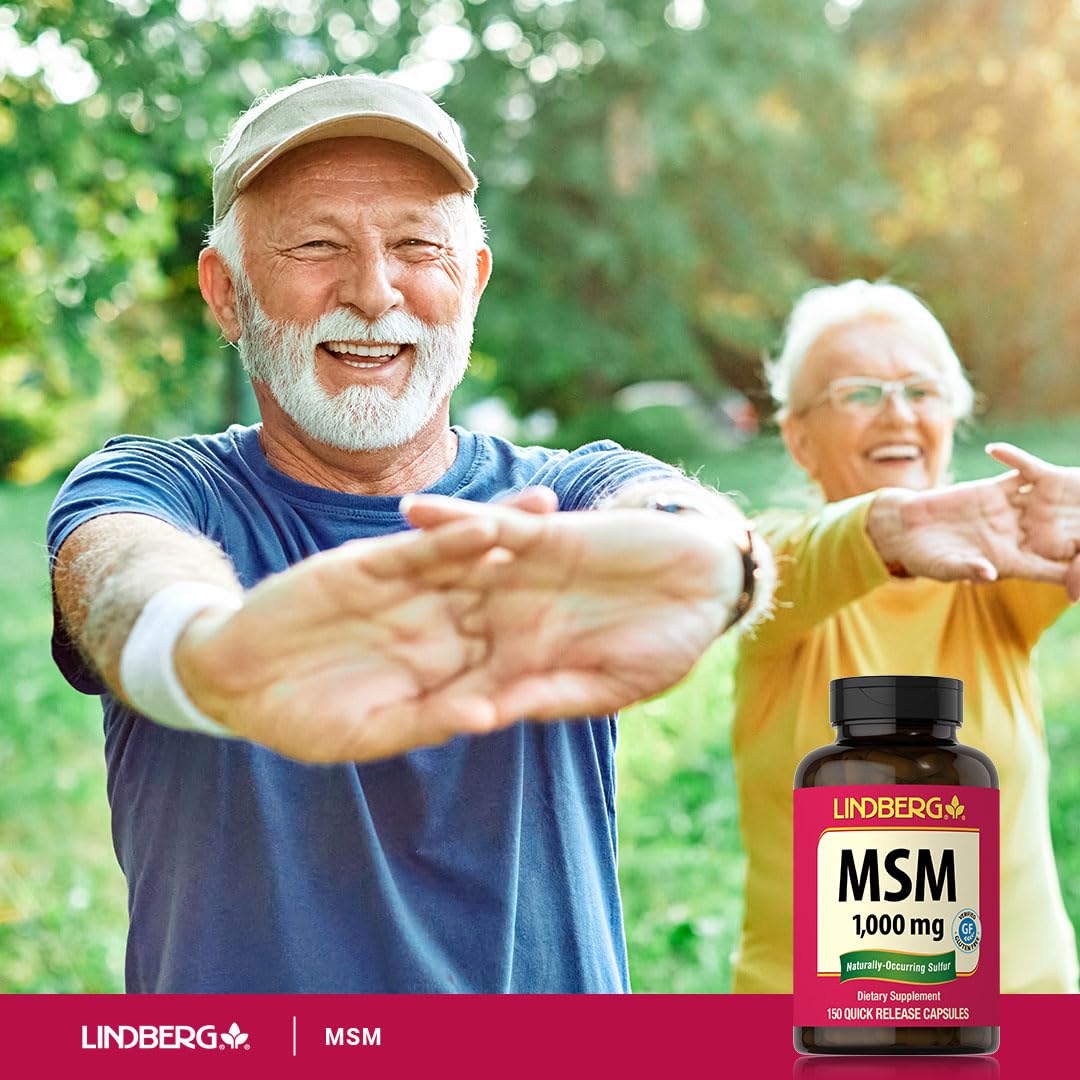 MSM Supplement 1000mg 150 Powder Capsules E455258