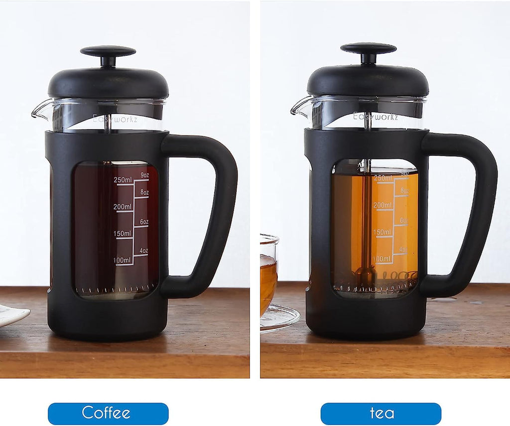 12 oz Stainless Steel French Press and Gooseneck Pour Over Kettle Z344883