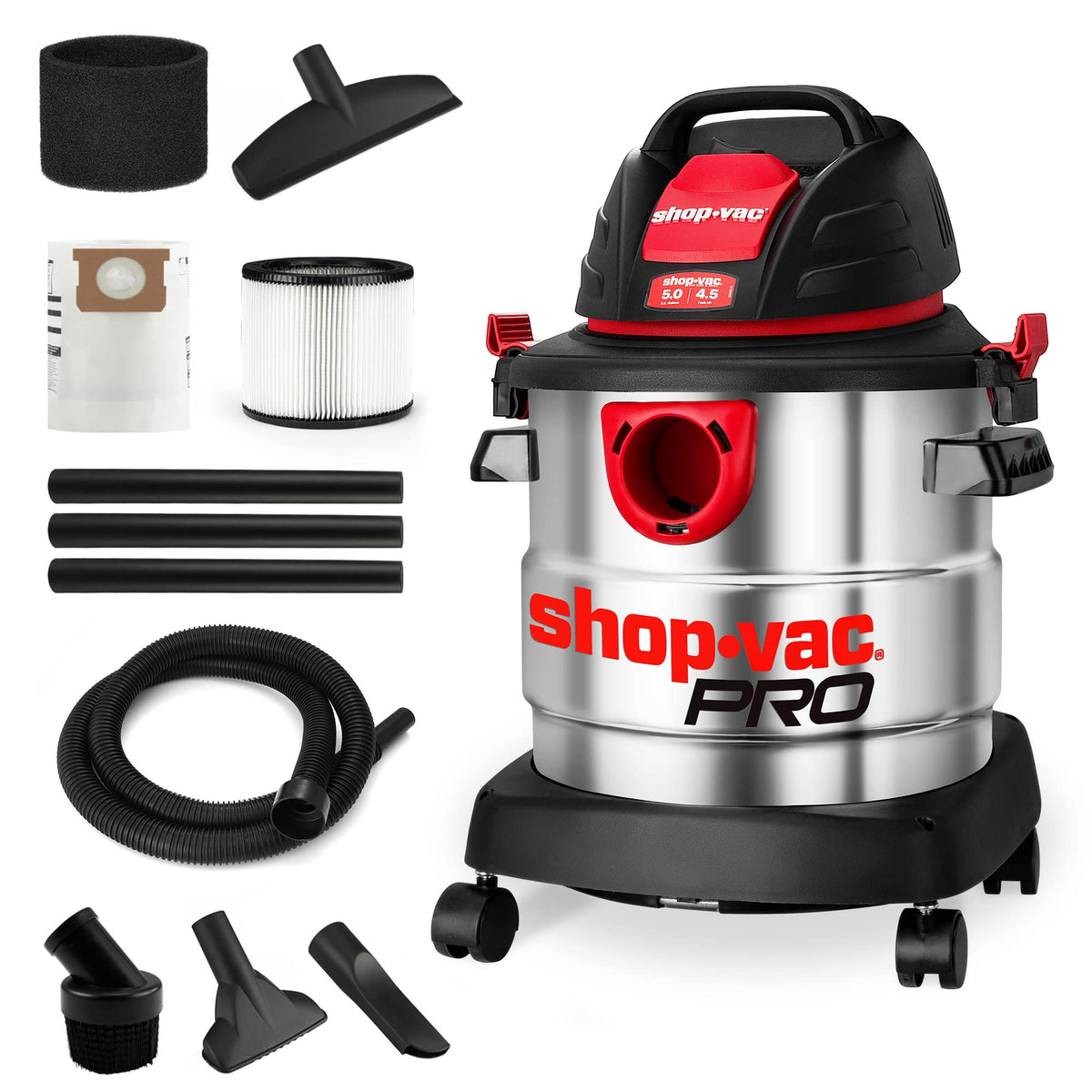5 Gallon 4.5 Peak HP Wet/Dry Vacuum L780345