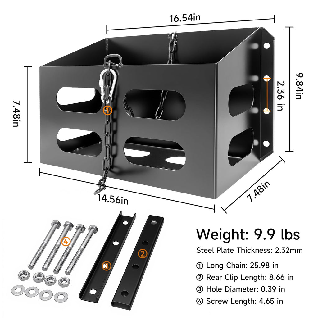 Lockable Metal Steel Gas Cans Holder Rack 5 Gallon K670752