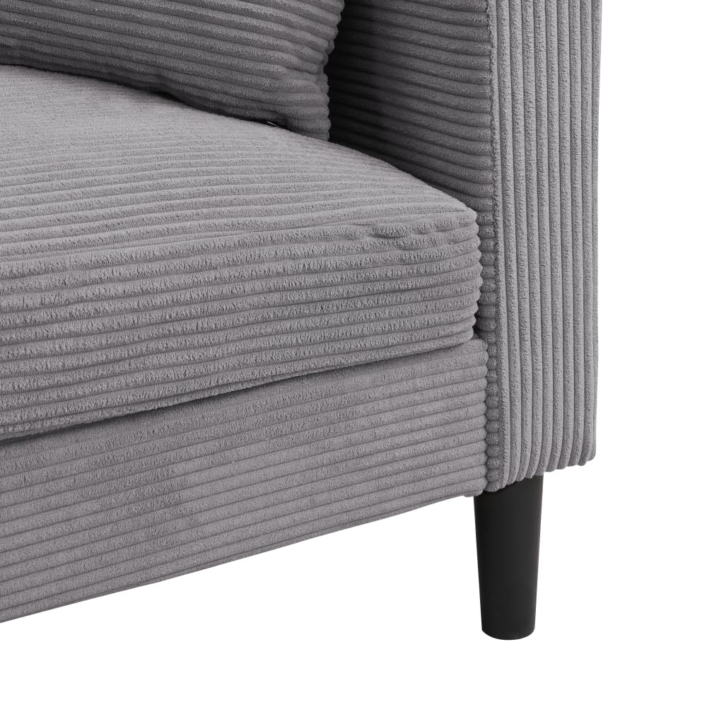 Light Gray 2 Seat Upholstered Sofa K862