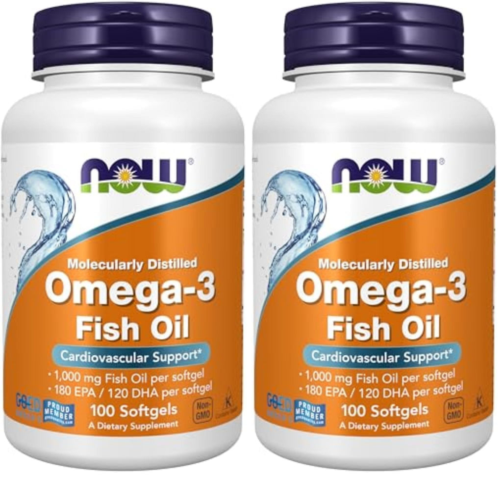 Omega-3 180 EPA / 120 DHA 100 Softgels Pack of 2 J9702