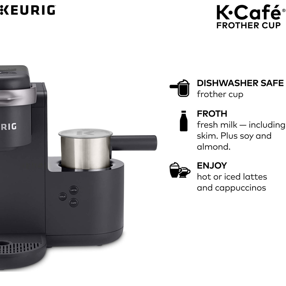 Charcoal Milk Frother U295