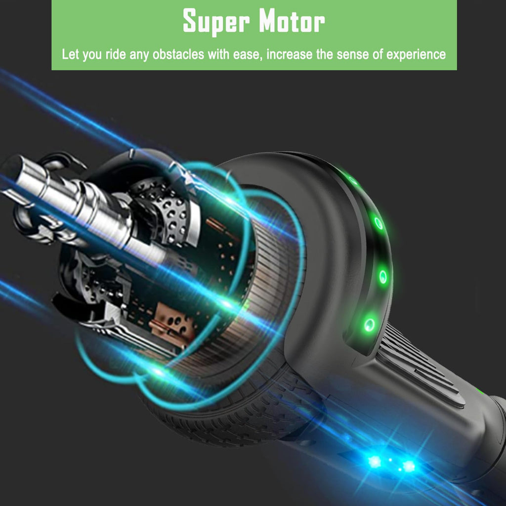 CBD Scooter with LED Lights, 6.5" Wheels, Dual 300W Motor O540516