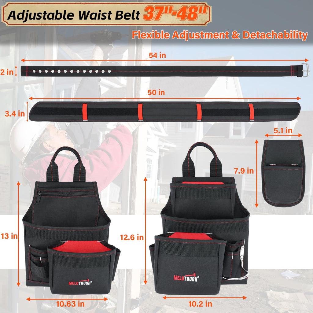 Tool Belt with Suspenders and Tool Pouch S339818