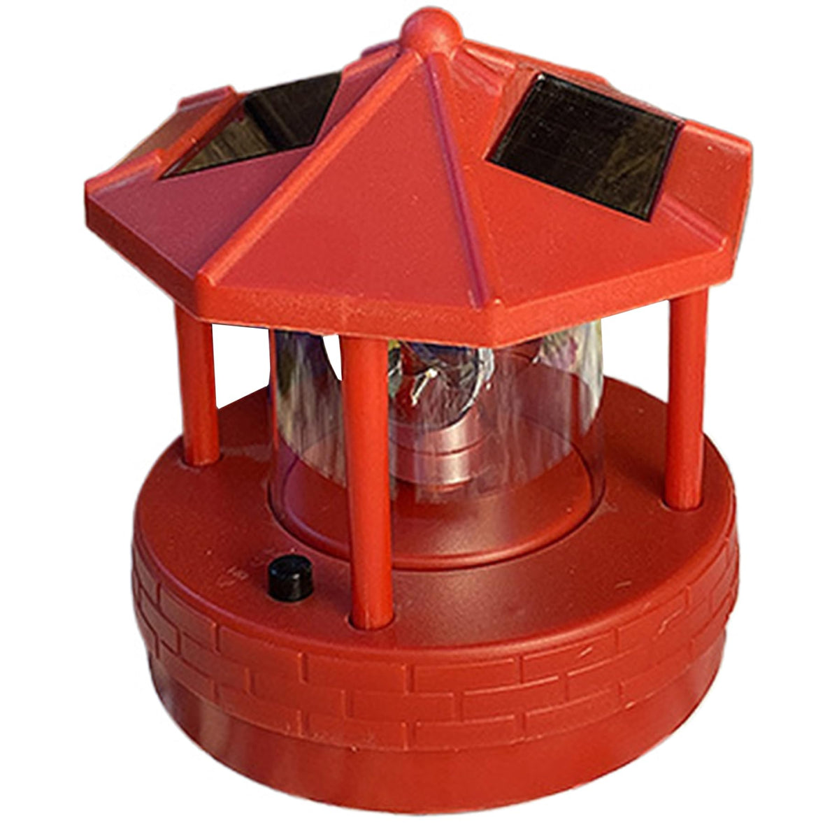Solar Lighthouse with 360° Rotating Beacon V8144