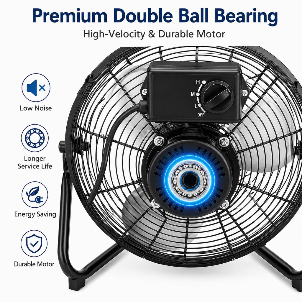 20'' High Velocity Industrial Floor & Wall Mount Fan G17930