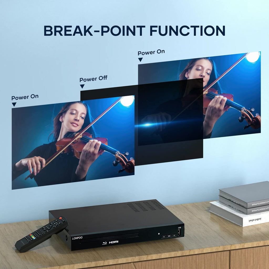 Full HD DVD Player HDMI with Dolby Digital TrueHD/DTS Y9057