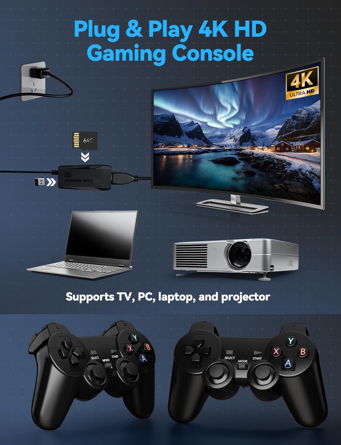 4K HDMI Retro Gaming Console I712010
