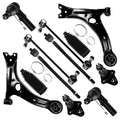 12pcs Front Suspension Kit Lower Control Arm Ball Joint Tie Rod End Sway Bar End Link S84906