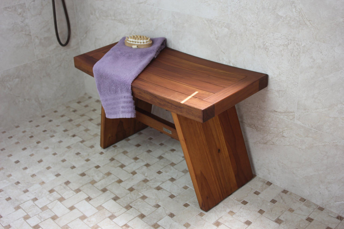 30" Teak Shower Bench S4454