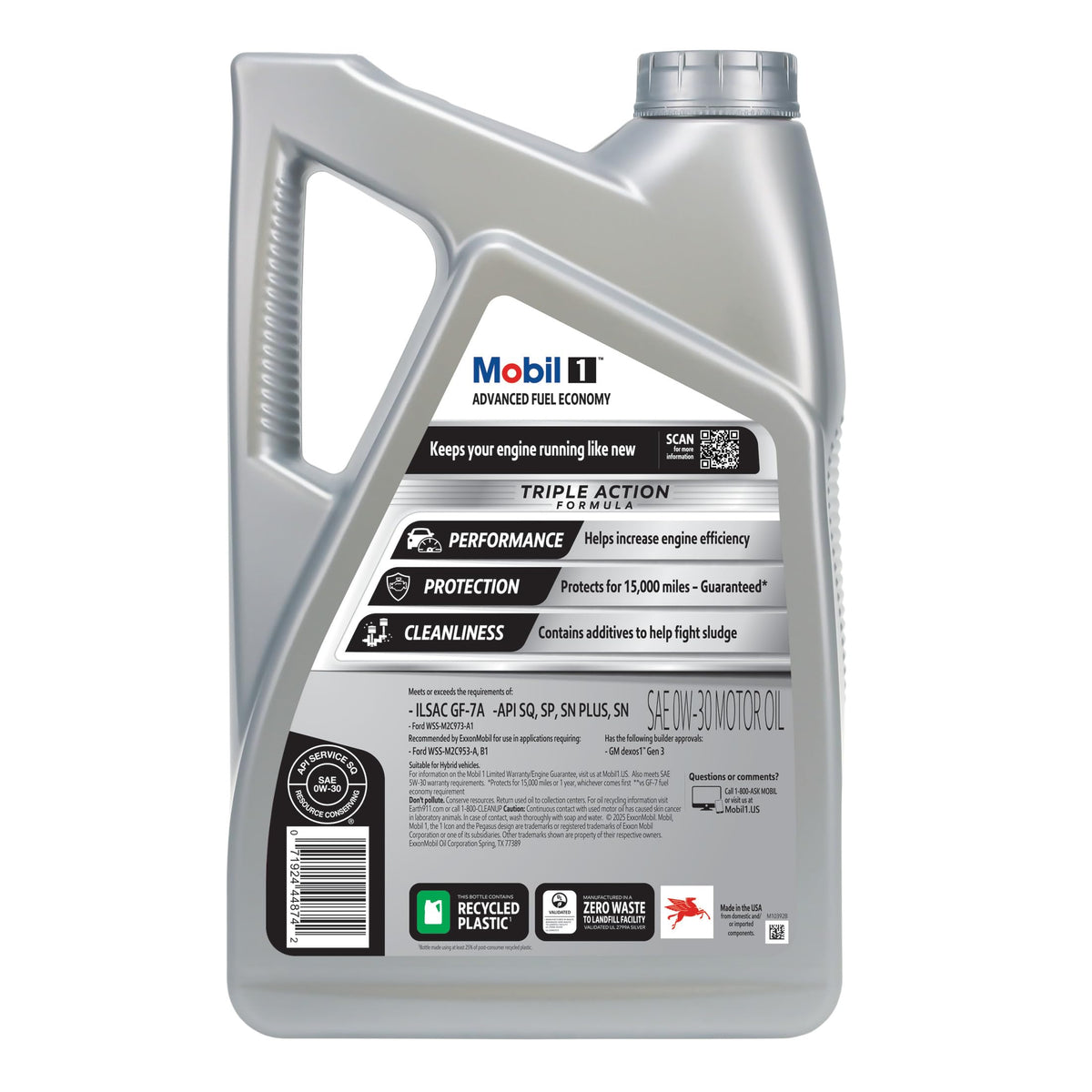 0W-30 Full Synthetic Motor Oil 5 Quart H322