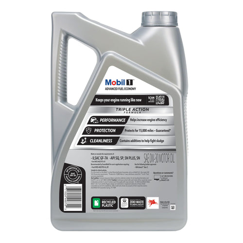0W-30 Full Synthetic Motor Oil 5 Quart H322