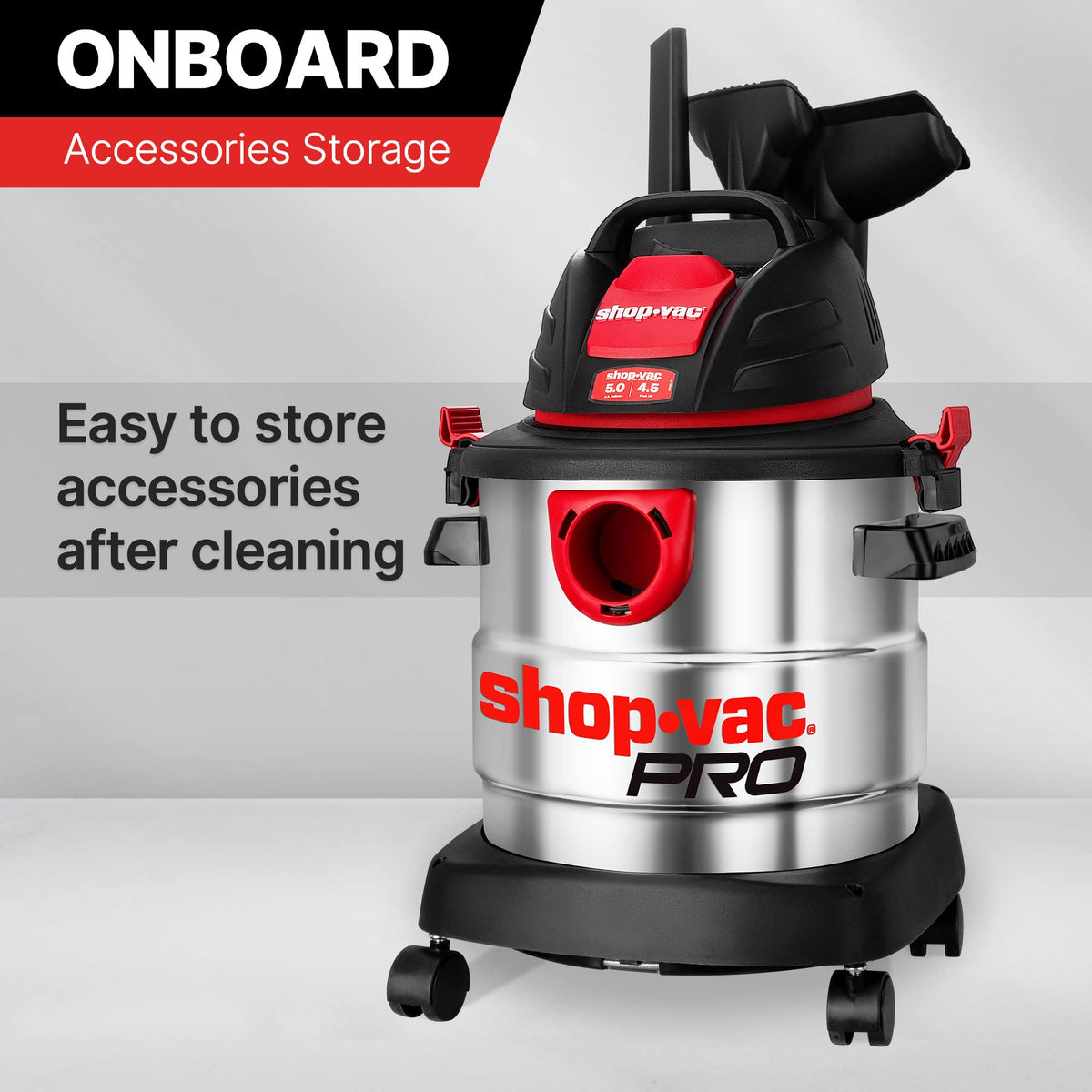 5 Gallon 4.5 Peak HP Wet/Dry Vacuum L780345